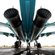 Illustration for article titled These Riveting Photos Show How Russias Su-34 Fullback Fighter-Bombers Get Built